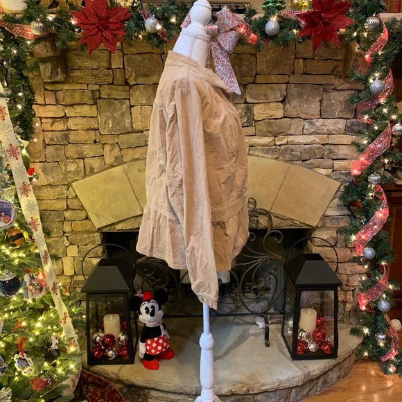 Ana Button up Tan Jacket Size 1X - Picture 4 of 8